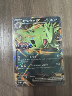 Tyranitar ex(Prismatic Evolutions Stamp)064/131 Miscellaneous Cards & Product NM - Image 1
