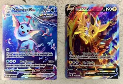 Vaporeon VMAX SWSH182 Jolteon VMAX 183 SWSH: Sword & Shield Promo Cards Holo - Image 1