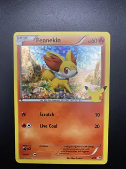 Fennekin 14/25 mcdonalds promo pokemon card holo - Image 3