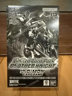 Premium Bandai Digimon Card Game Limited Another Knight 6 Packs Booster Box ENG - Image 1