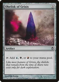 1x Obelisk of Grixis NM Eng MTG - Ajani Vs Nicol Bolas - Image 1