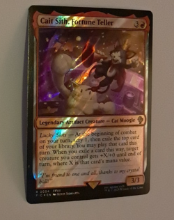 Cait Sith Fortune Teller Surge FOIL NM FINAL FANTASY VII Magic the Gathering MTG - Image 1