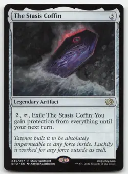 The Stasis Coffin 245 BRO The Brothers' War Magic MTG NM - Image 1