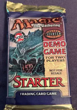 Magic the Gathering Starter Demo Game Booster Pack Factory Sealed MTG 1999 - Image 1