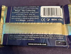 Magic the Gathering Starter Demo Game Booster Pack Factory Sealed MTG 1999 - Image 2
