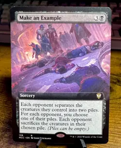 Make an Example (Extended Art) Commander: Streets of New Capenna, 138 NM - Image 1