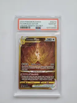 Arceus VSTAR Secret Rare GG70/GG70 PSA 10 - 2023 Pokemon Crown Zenith (2543) - Image 1