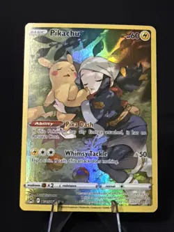 Pokemon Pikachu TCG TG05/TG30 Holo Ultra Rare Trainer Gallery Lost Origin - Image 1