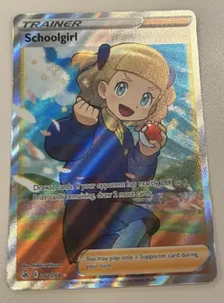 Pokemon! Schoolgirl - Full Art Ultra Rare - Fusion Strike - 262/264 - NM! - Image 1