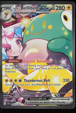Iono's Bellibolt ex 183/159 Journey Together Pokemon NM - Image 1