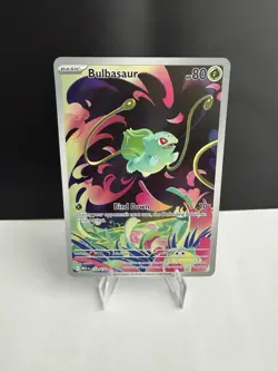 Pokemon TCG Bulbasaur 133/132 Secret Rare Mega Evolution Set – NM - Image 1