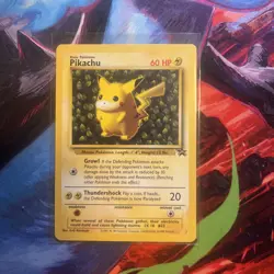 Pokemon TCG Ivy Pikachu Black Star Promo #1 Card Light Play Condition - Image 1