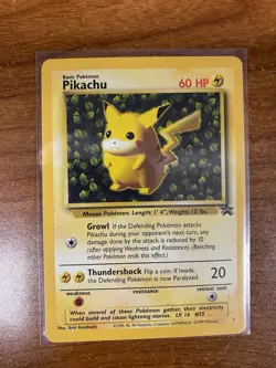 Wizards Black Star Promos Pikachu 1 Promo Pokemon LP - Image 1