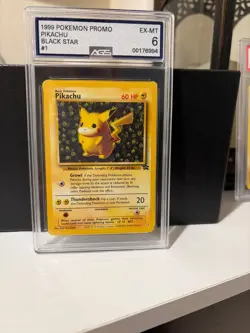 Pikachu - #1 WOTC Black Star Promo - Pokemon TCG - 1999 - Image 1