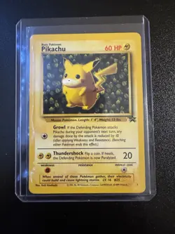 Pokemon Pikachu #1 Black Star Promo 1999 WOTC Vintage Non-Holo - Image 1