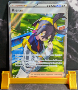 Pokemon TCG Kieran - 206/167 Twilight Masquerade Full Art Trainer - Image 1