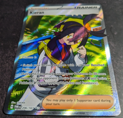 Pokemon TCG Kieran - 206/167 Twilight Masquerade Full Art Trainer - Image 4