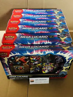 Pokemon TCG: Mega Lucario ex Premium Figure Collection Factory Sealed LOT OF 6 - Image 2