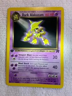Pokemon TCG Dark Alakazam Team Rocket Set 18/82 1st Edition Non-Foil / Regular - Image 4