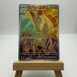 Rapidash 189/182 SV10: Destined Rivals Illustration Rare Pokemon TCG NM - Image 1