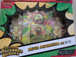 2 Pokemon Ascended Heroes Mega ex Box Bundle Emboar Meganium IN HAND - Image 3