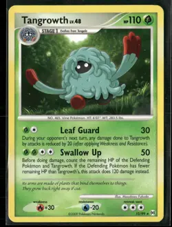 Tangrowth 10/99 Rare Arceus Pokemon Lightly Played - Image 1