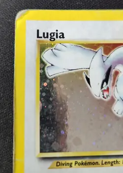 Lugia 9/111 Neo Genesis Holo Rare Unlimited 90 HP English Pokemon TCG *DAMAGED* - Image 3