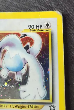 Lugia 9/111 Neo Genesis Holo Rare Unlimited 90 HP English Pokemon TCG *DAMAGED* - Image 5