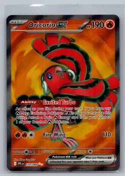 Oricorio ex 110/094 Ultra Rare Phantasmal Flames Pokemon Near Mint - Image 1