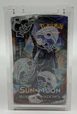 Pokemon TCG Sun & Moon Burning Shadows Booster Box SEALED w/Acrylic Case - Image 2