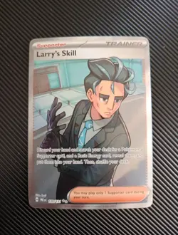 Larry's Skill - 139/131 - Pokemon Prismatic Evolutions Full Art Ultra Rare NM - Image 1