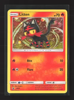 Pokemon SM Promos #SM23 Promo,Holo Litten - Image 1