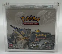 Pokemon TCG Sun & Moon Ultra Prism Booster Box SEALED w/Acrylic Case - Image 1