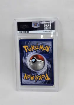 1999 POKEMON BASE SET UNLIMITED #7 HITMONCHAN-HOLO PSA 7 - Image 5