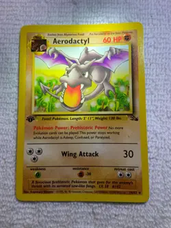 Pokemon TCG Aerodactyl Fossil Set 16/62 1st Edition Non-Foil / Regular - Image 2
