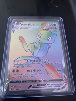 Pokemon TCG Mew VMAX Fusion Strike 268/264 Holo Secret Rare - Image 1