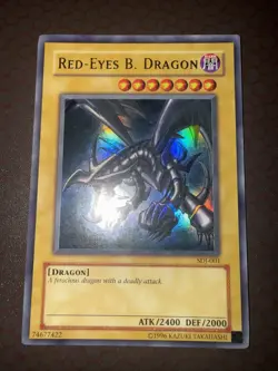 Yu-Gi-Oh! Red-Eyes B. Dragon- SDJ-001- Ultra Rare- Unlimited MP! - Image 1