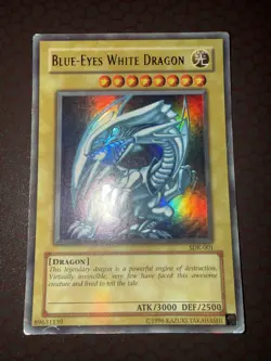 Yu-Gi-Oh! Blue-Eyes White Dragon -SDK-001- Ultra Rare- Unlimited HP! - Image 1