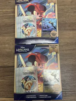 NEW X2 Disney Lorcana: Fabled Collection Starter Set (8 Booster Packs) - Image 1