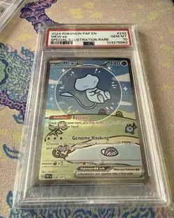 Pokemon Card - Mew EX 232/091 Paldean Fates Bubble Mew - PSA 10 - Image 1