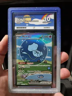 Bubble Mew Ace 10 Paldean Fates Guard Included Pokemon TCG Not PSA 10 - Image 1