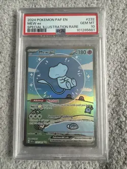 Pokemon Card - Mew EX 232/091 Paldean Fates Bubble Mew - PSA 10 - Image 1