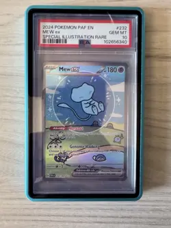 Pokemon Card - Mew EX 232/091 Paldean Fates Bubble Mew - PSA 10 - Image 1