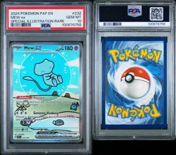Mew EX 232/091 PSA 10 Pokemon 2024 Paldean Fates (Bubble Mew) - Image 3