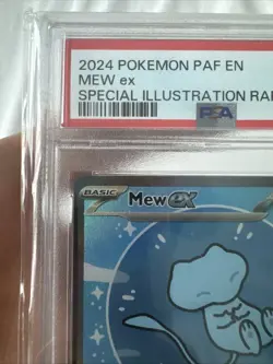 PSA 10 Pokemon Mew Paldean Fates #232 SIR Gem Mint Bubble Mew English - Image 5