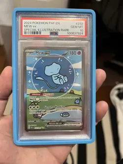 PSA 10 MEW EX 232/091 SIR PALDEAN FATES POKEMON ENGLISH (BUBBLE MEW) - Image 1