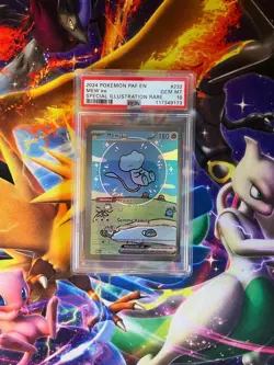 Pokemon PSA 10 Bubble Mew Special Illustration Rare 232/091 *Replica - Image 1