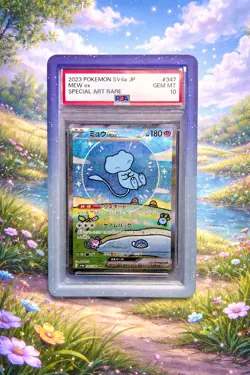 Pokemon Japanese Bubble Mew Ex Sar 347/190 Shiny Treasure PSA 10 - Image 1