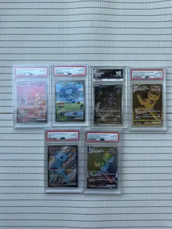 Pokemon 6 CARDS Japanese Bubble Mew Ex Sar 347/190 PSA 10 Ace 10 mew 151 - Image 1