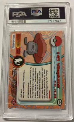 2000 TOPPS CHROME POKEMON T.V. #45 VILEPLUME PSA 10 - Image 2